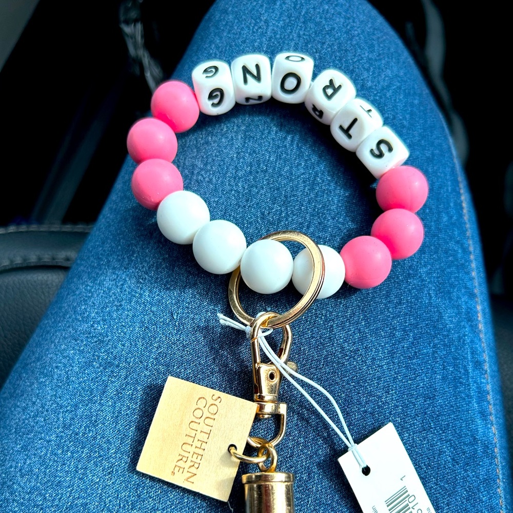 Southern couture bracelet key chain new